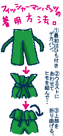 フィッシャーマンパンツ着用法