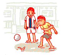 草サッカー