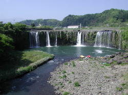 原尻の滝(大分のナイアガラ)大分県緒方町