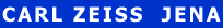 CARL ZEISS  JENA
